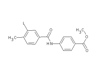 methyl 4-[(3-iodo-4-methylbenzoyl)amino]benzoate