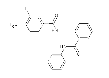 N-[2-(anilinocarbonyl)phenyl]-3-iodo-4-methylbenzamide