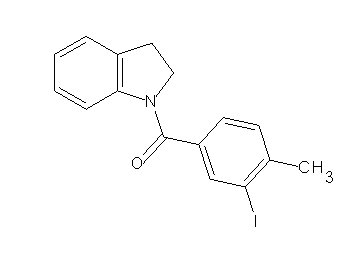 1-(3-iodo-4-methylbenzoyl)indoline