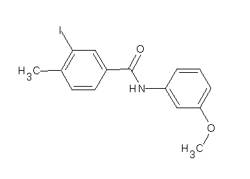 3-iodo-N-(3-methoxyphenyl)-4-methylbenzamide