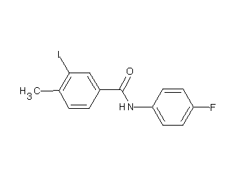 N-(4-fluorophenyl)-3-iodo-4-methylbenzamide