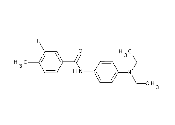N-[4-(diethylamino)phenyl]-3-iodo-4-methylbenzamide