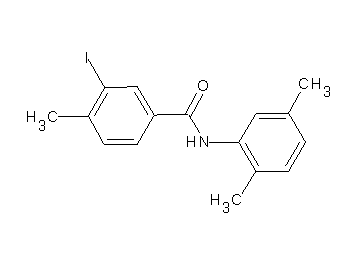N-(2,5-dimethylphenyl)-3-iodo-4-methylbenzamide - Click Image to Close