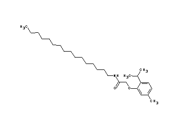 N-hexadecyl-2-(2-isopropyl-5-methylphenoxy)acetamide