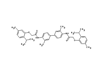 N,N'-(3,3'-dimethyl-4,4'-biphenyldiyl)bis[2-(2-isopropyl-5-methylphenoxy)acetamide]