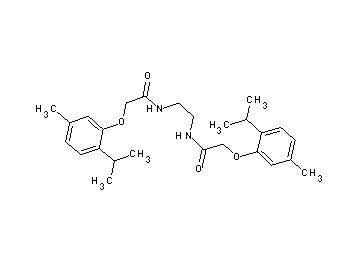 N,N'-1,2-ethanediylbis[2-(2-isopropyl-5-methylphenoxy)acetamide]