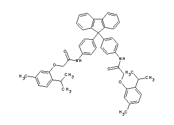 N,N'-[9H-fluorene-9,9-diylbis(4,1-phenylene)]bis[2-(2-isopropyl-5-methylphenoxy)acetamide]