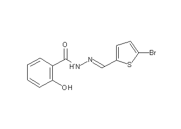 N'-[(5-bromo-2-thienyl)methylene]-2-hydroxybenzohydrazide