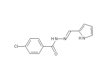 4-chloro-N'-(1H-pyrrol-2-ylmethylene)benzohydrazide