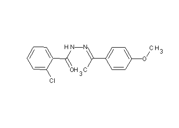 2-chloro-N'-[1-(4-methoxyphenyl)ethylidene]benzohydrazide