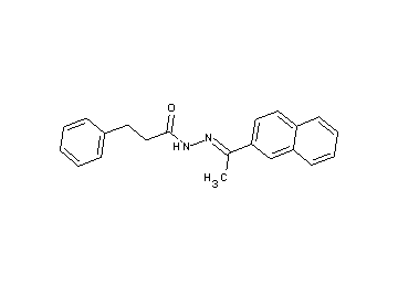 N'-[1-(2-naphthyl)ethylidene]-3-phenylpropanohydrazide