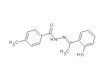 N'-[1-(2-hydroxyphenyl)ethylidene]-4-methylbenzohydrazide