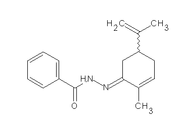 N'-(5-isopropenyl-2-methyl-2-cyclohexen-1-ylidene)benzohydrazide