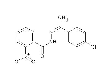 N'-[1-(4-chlorophenyl)ethylidene]-2-nitrobenzohydrazide