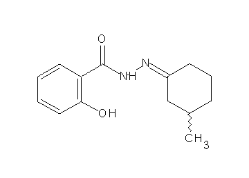 2-hydroxy-N'-(3-methylcyclohexylidene)benzohydrazide