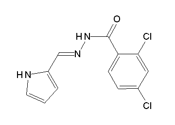 2,4-dichloro-N'-(1H-pyrrol-2-ylmethylene)benzohydrazide