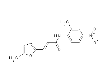 3-(5-methyl-2-furyl)-N-(2-methyl-4-nitrophenyl)acrylamide