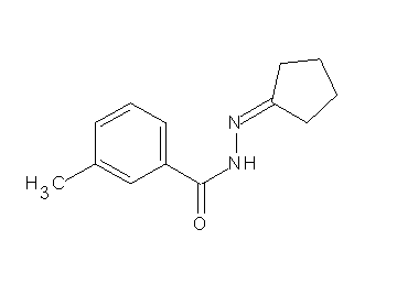 N'-cyclopentylidene-3-methylbenzohydrazide - Click Image to Close