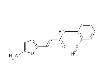 N-(2-cyanophenyl)-3-(5-methyl-2-furyl)acrylamide