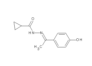N'-[1-(4-hydroxyphenyl)ethylidene]cyclopropanecarbohydrazide