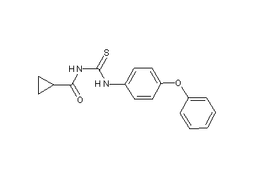 N-{[(4-phenoxyphenyl)amino]carbonothioyl}cyclopropanecarboxamide