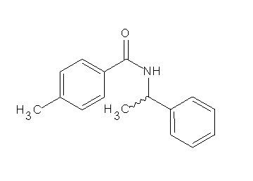 4-methyl-N-(1-phenylethyl)benzamide 4-methyl-N-(1-phenylethyl)benzamide
