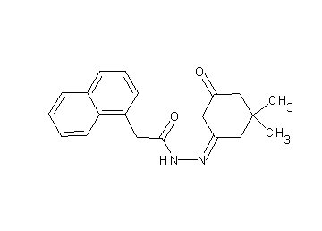 N'-(3,3-dimethyl-5-oxocyclohexylidene)-2-(1-naphthyl)acetohydrazide - Click Image to Close