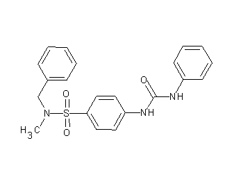 4-[(anilinocarbonyl)amino]-N-benzyl-N-methylbenzenesulfonamide