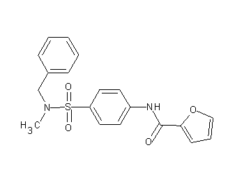 N-(4-{[benzyl(methyl)amino]sulfonyl}phenyl)-2-furamide - Click Image to Close