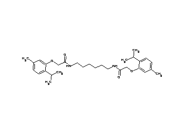 N,N'-1,6-hexanediylbis[2-(2-isopropyl-5-methylphenoxy)acetamide]