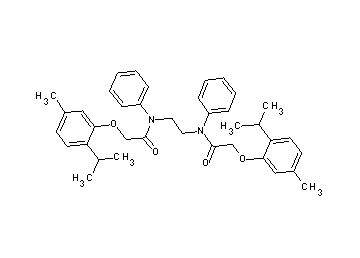N,N'-1,2-ethanediylbis[2-(2-isopropyl-5-methylphenoxy)-N-phenylacetamide]