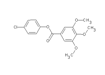 4-chlorophenyl 3,4,5-trimethoxybenzoate