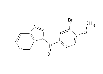 1-(3-bromo-4-methoxybenzoyl)-1H-benzimidazole 1-(3-bromo-4-methoxybenzoyl)-1H-benzimidazole
