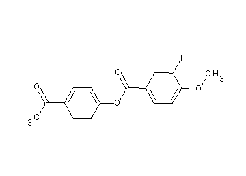 4-acetylphenyl 3-iodo-4-methoxybenzoate