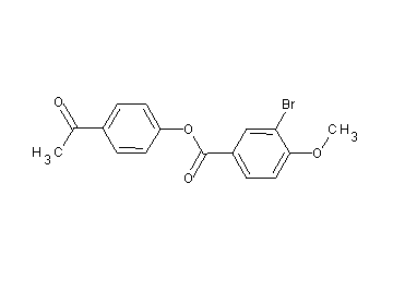 4-acetylphenyl 3-bromo-4-methoxybenzoate
