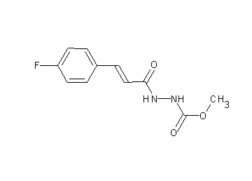 methyl 2-[3-(4-fluorophenyl)acryloyl]hydrazinecarboxylate