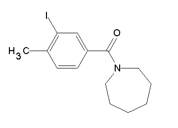 1-(3-iodo-4-methylbenzoyl)azepane