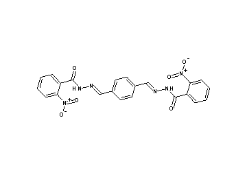 N',N''-[1,4-phenylenedi(methylylidene)]bis(2-nitrobenzohydrazide)