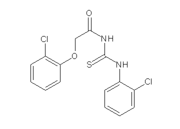 2-(2-chlorophenoxy)-N-{[(2-chlorophenyl)amino]carbonothioyl}acetamide