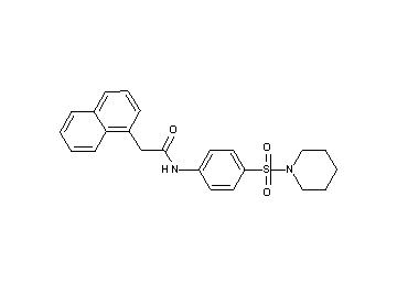 2-(1-naphthyl)-N-[4-(1-piperidinylsulfonyl)phenyl]acetamide