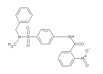 N-(4-{[benzyl(methyl)amino]sulfonyl}phenyl)-2-nitrobenzamide