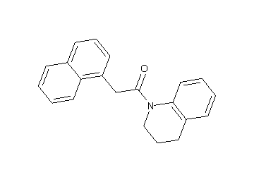 1-(1-naphthylacetyl)-1,2,3,4-tetrahydroquinoline 1-(1-naphthylacetyl)-1,2,3,4-tetrahydroquinoline