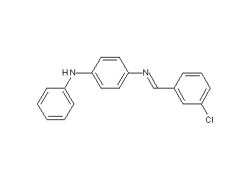 N-(3-chlorobenzylidene)-N'-phenyl-1,4-benzenediamine