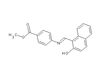 methyl 4-{[(2-hydroxy-1-naphthyl)methylene]amino}benzoate