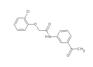 N-(3-acetylphenyl)-2-(2-chlorophenoxy)acetamide