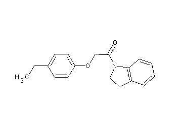 1-[(4-ethylphenoxy)acetyl]indoline
