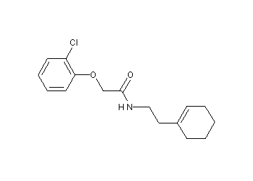 2-(2-chlorophenoxy)-N-[2-(1-cyclohexen-1-yl)ethyl]acetamide