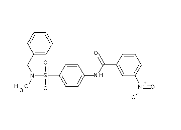 N-(4-{[benzyl(methyl)amino]sulfonyl}phenyl)-3-nitrobenzamide