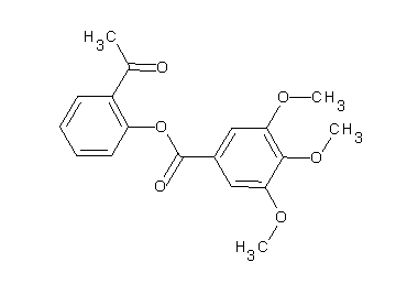 2-acetylphenyl 3,4,5-trimethoxybenzoate