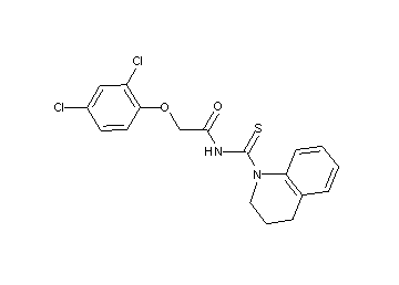 2-(2,4-dichlorophenoxy)-N-(3,4-dihydro-1(2H)-quinolinylcarbonothioyl)acetamide - Click Image to Close